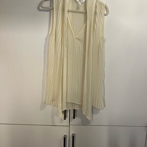 Addition Elle Ivory Pleated Camisole